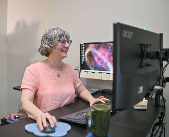 Staff using Microsoft Copilot inside Microsoft 365 in Akron Ohio